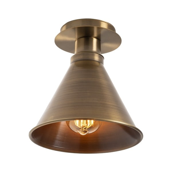 Lubinis šviestuvas bronzinės spalvos ø 20 cm su metaliniu gaubtu Berceste – Opviq lights