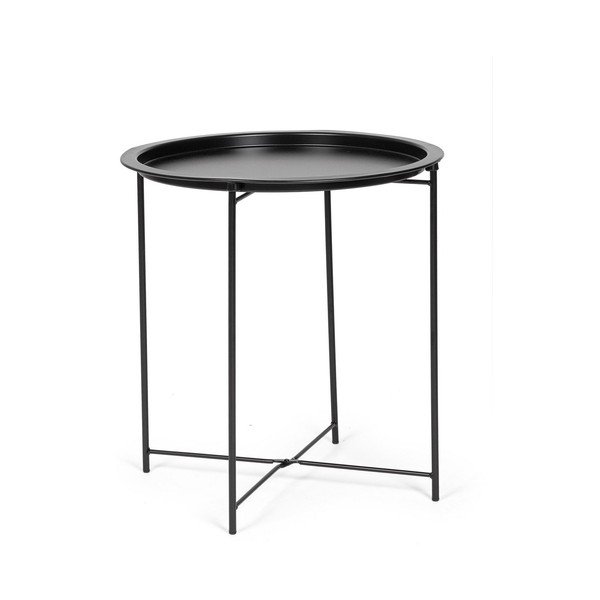 Iš metalo apvalios formos šoninis stalas ø 47 cm Hilmar – Yes Everyday