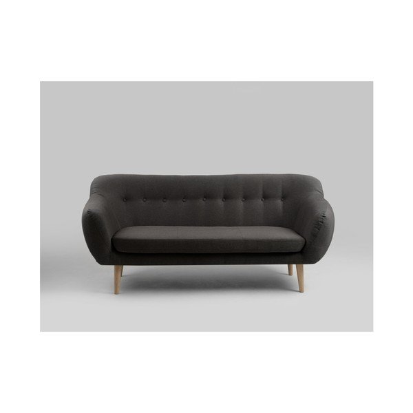 Tamsiai pilka trijų vietų sofa "Custom Form Marget-image-2