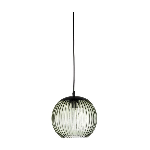Žalios spalvos iš stiklo kabantis šviestuvas LED ø 23 cm Sybia – Bloomingville