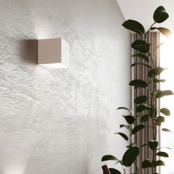 Sieninė lempa baltos spalvos LED Pinio – Sollux-image-1