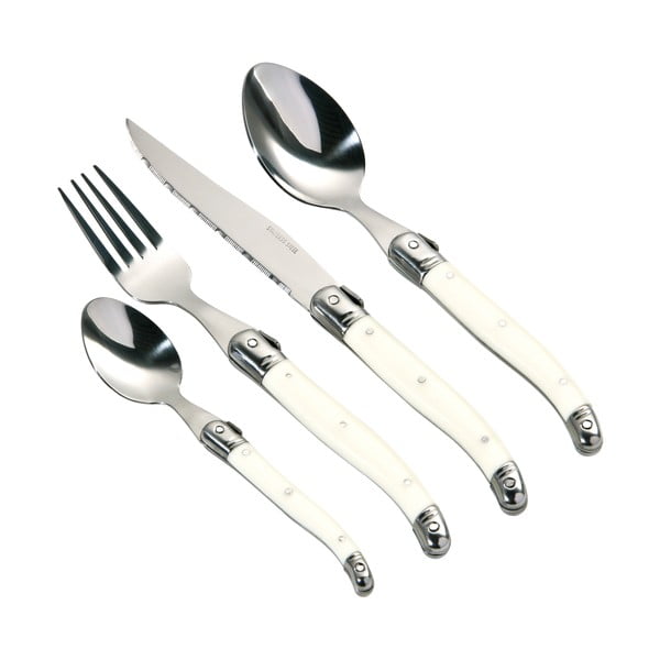 Stalo įrankiai kreminės spalvos/sidabrinės spalvos iš nerūdijančio plieno 16 vnt. Swiss – Premier Housewares
