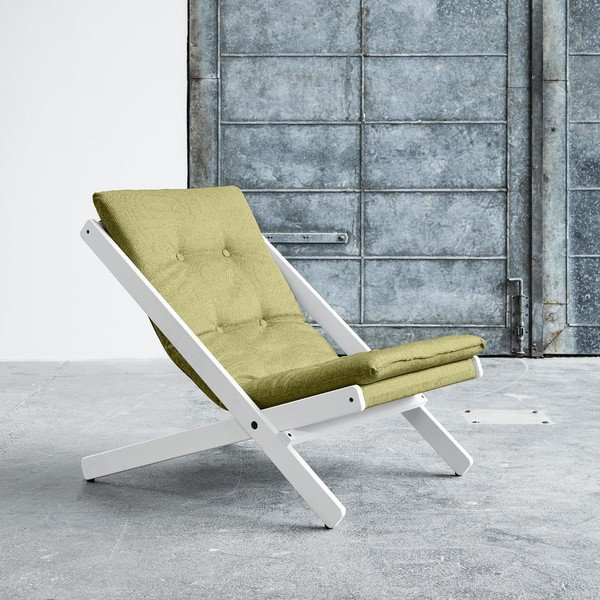 "Karup Boogie" sulankstoma kėdė Balta/Avocado Green