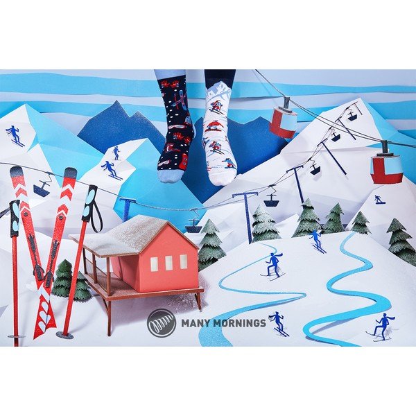 Many Mornings kalnų slidinėjimo kojinės, 43-46 dydis-image-1