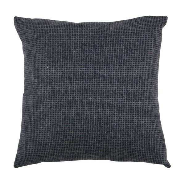 Tamsiai mėlyna pagalvėlė WOOOD Roan, 45 x 45 cm