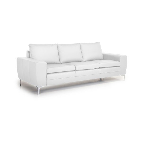 Balta odinė sofa Scandic Twigo, 227 cm-image-2