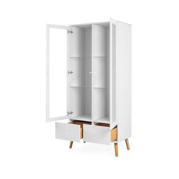 Balta indauja su ąžuolinėmis kojomis Tenzo Dot, aukštis 175 cm-image-3