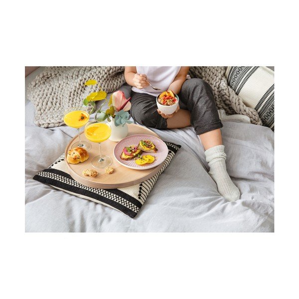 Baltos ir rausvos spalvos porceliano lėkštė Villeroy & Boch Blossom, ⌀ 24 cm-image-3