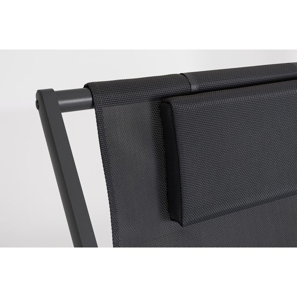 Antracito spalvos metalinis sodo šezlongas Taylor – Bizzotto-image-3