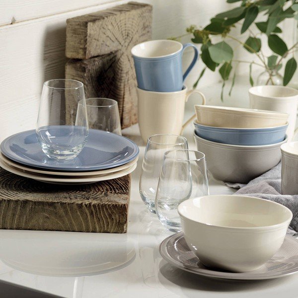 12 dalių smėlio spalvos pusryčių rinkinys "Like by Villeroy & Boch Group-image-3