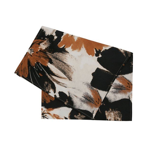 Medvilninis staltiesė 50x160 cm Fleurs - Côté Table-image-1