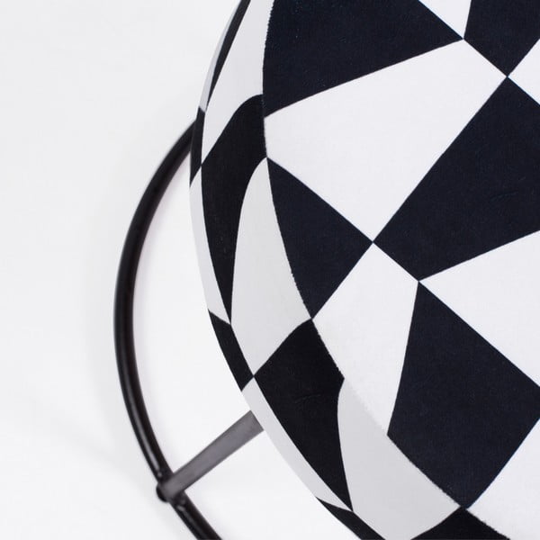 Juodai baltas pufas Findek – Artie-image-2