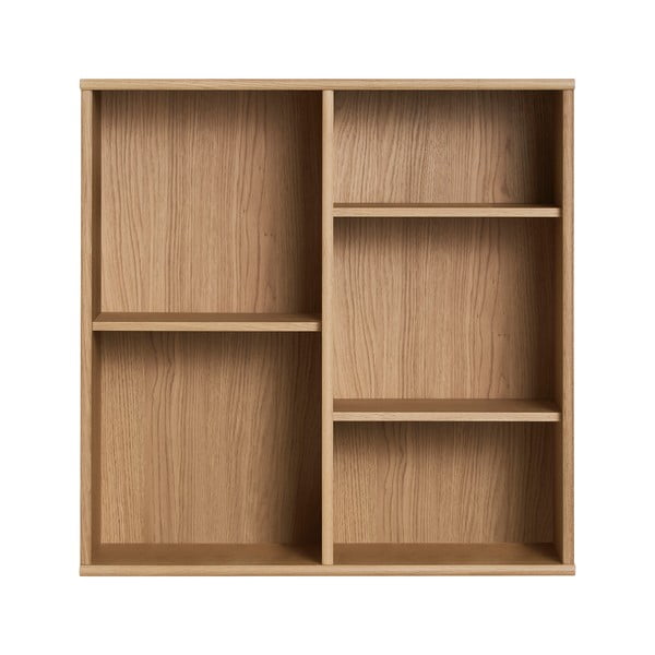 Pakabinama knygų spinta  natūralios spalvos iš ąžuolo 70x70 cm Mistral – Hammel Furniture