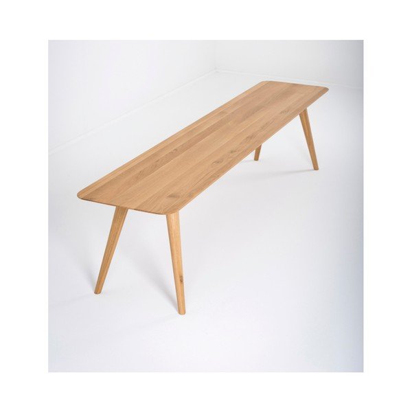 Ąžuolo masyvo suolas "Gazzda Stafa", ilgis 140 cm