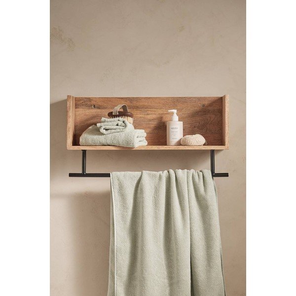 Natūralios spalvos iš mango masyvo sieninė lentyna 65 cm Sofie – Ellos Home-image-1