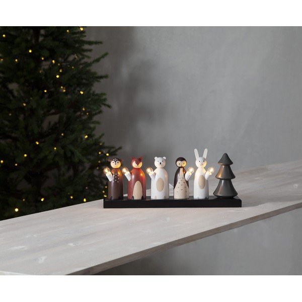 Šviečianti dekoracija su Kalėdų motyvu Forest Friends – Star Trading-image-2