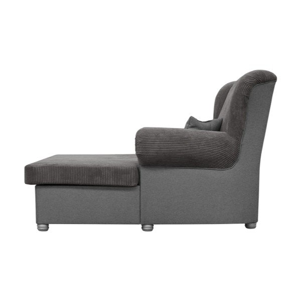 Taupe spalvos krėslas iš kordinio velveto Lord – Ropez-image-4