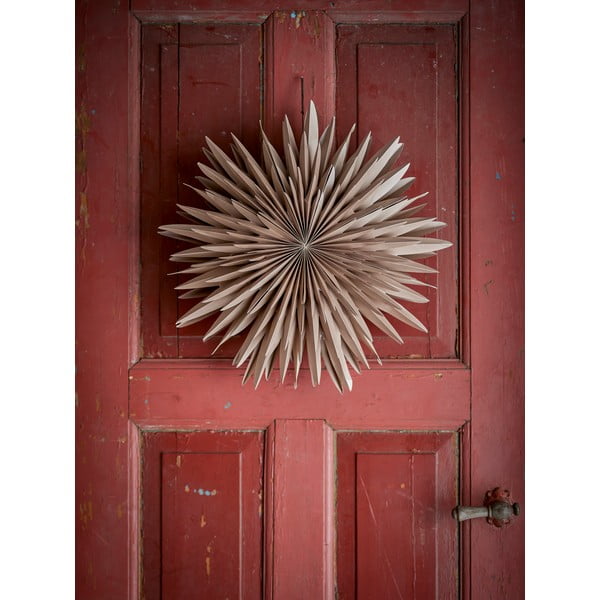 Rudos spalvos pakabinama šviečianti dekoracija ø 50 cm Elijas – Bloomingville-image-3