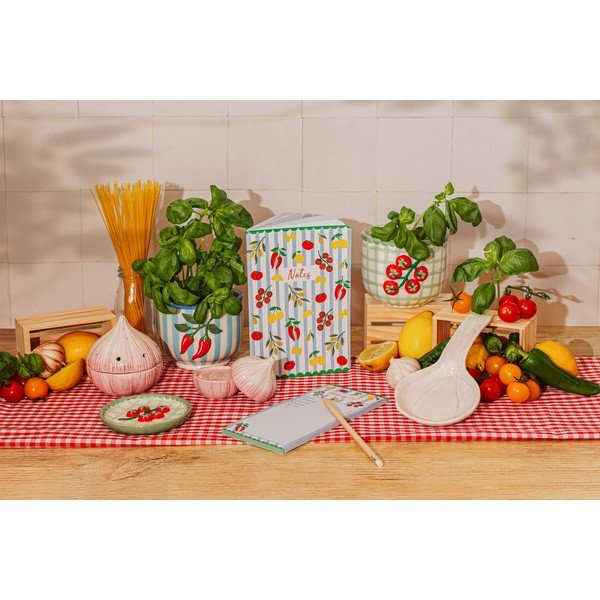 Iš keramikos rankomis dažytas gėlių vazono dangtelis ø 12 cm Chilli – Sass & Belle-image-3