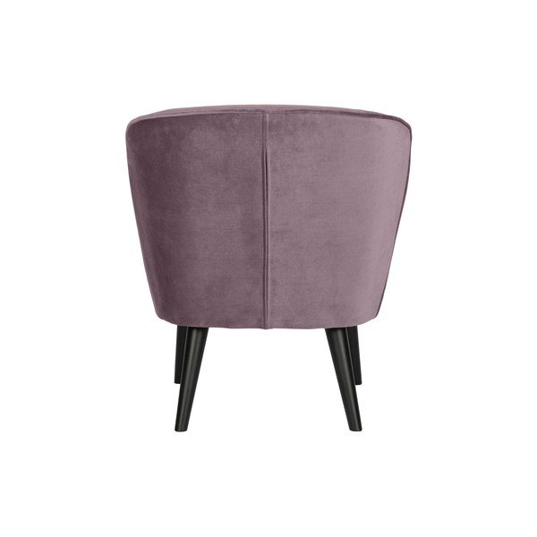Krėslas violetinės spalvos iš velveto Sara – WOOOD-image-3