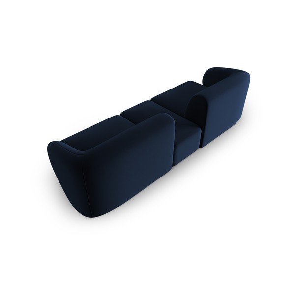 Mėlynos spalvos iš velveto sofa 246 cm Paolo – Milo Casa-image-3