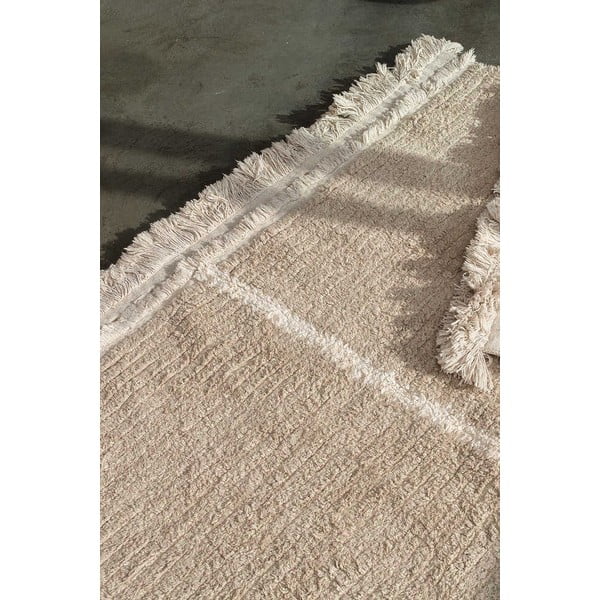 Iš medvilnės kilimas smėlio spalvos 80x230 cm Duetto Sage – Lorena Canals-image-3