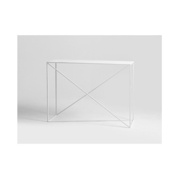 Baltas konsolinis staliukas Custom Form Memo-image-1