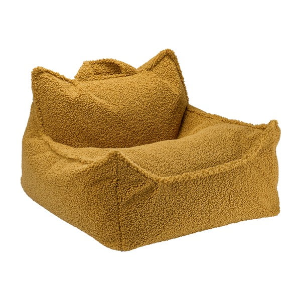 Rudos spalvos iš boucle vaikiškas sėdmaišis Chair – Wigiwama
