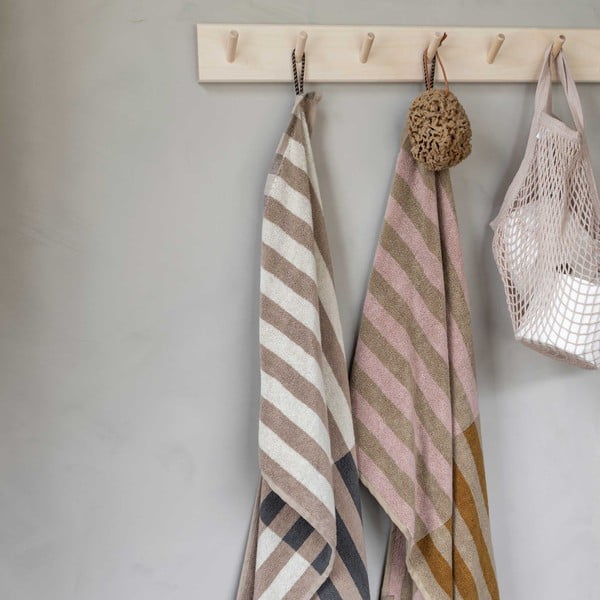 Mėlynai pilkos spalvos organinės medvilnės rankšluosčiai, 2 vnt., 40x55 cm Disorder - Mette Ditmer Denmark-image-2