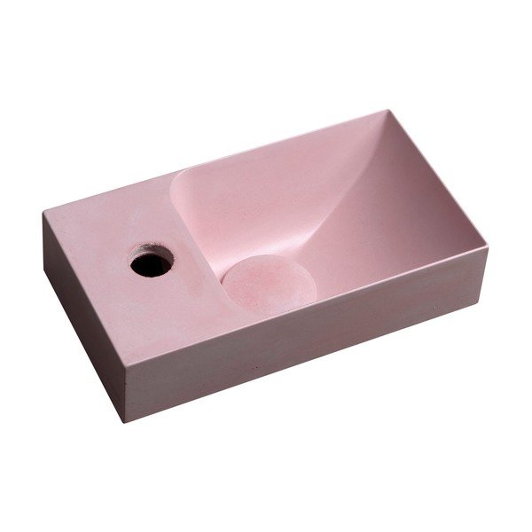 Iš betono maža kriauklė rožinės spalvos 31x17 cm Piccolino – Sapho