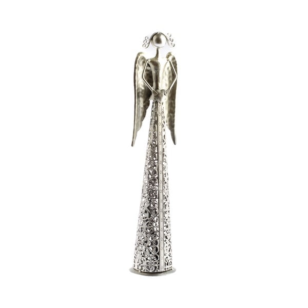Metalinis angelo formos papuošalas Dakls Angel, aukštis 39 cm