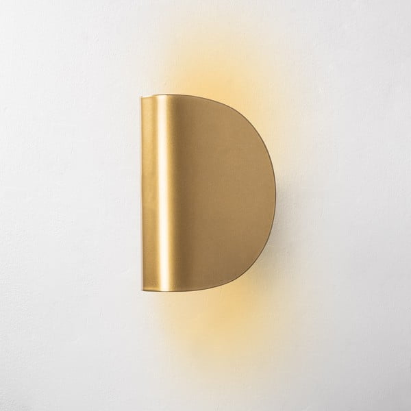 Sieninė lempa auksinės spalvos LED Heybe – Opviq lights-image-2