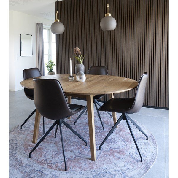 Valgomojo kėdės rudos spalvos 2 vnt. Monaco – House Nordic-image-1