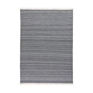 Tamsiai pilkas lauko kilimas iš perdirbto plastiko Universal Liso, 160 x 230 cm