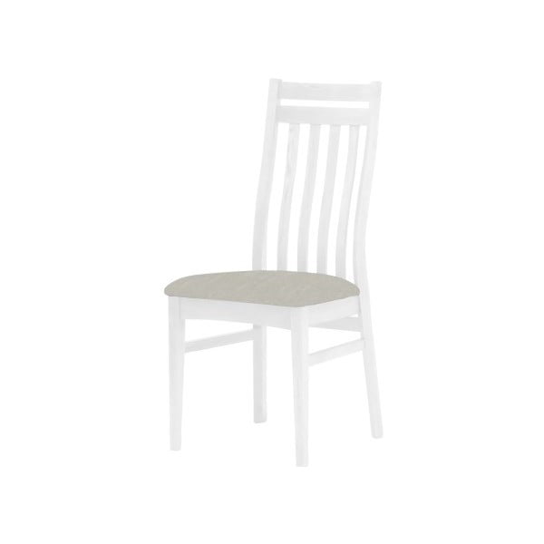 Balta ir pilka "Canett Geranium" valgomojo kėdė