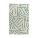 Skalbiamas kilimas mėtų spalvos/kreminės spalvos 60x90 cm Athena – douceur d'intérieur