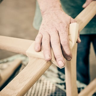 Juoda/natūrali bukmedžio medienos valgomojo kėdė Jakob - Hammel Furniture