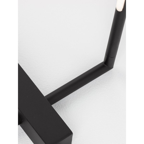 Juodos spalvos iš metalo pastatomas šviestuvas LED (aukštis 140 cm) su gaubtu iš akrilo stiklo Raccio – Nova Luce-image-2
