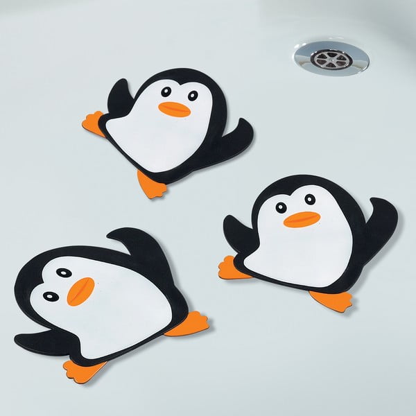 Vaikiški neslystantys kilimėliai 5 vnt. vonioms 11x12 cm Pingy – Spirella-image-1