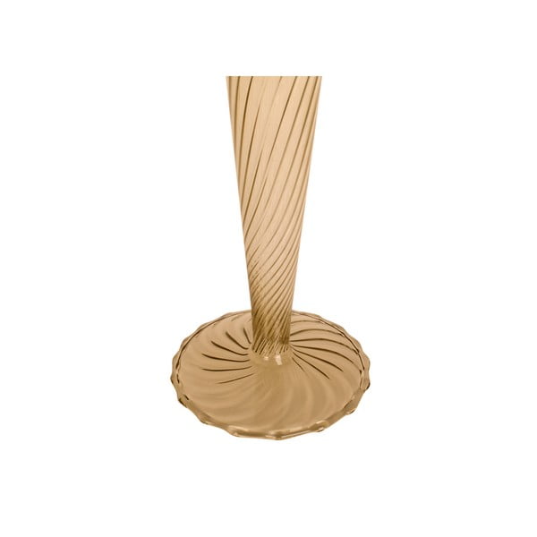 Šviesiai ruda stiklo žvakidė PT LIVING Swirl, aukštis 26,5 cm-image-4