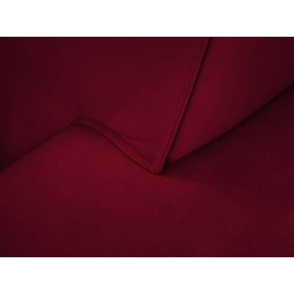 Raudona aksominė sofa Cosmopolitan Design Siena-image-1