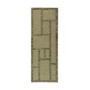 Rankų darbo žalios spalvos iš vilnos kilimas 80x230 cm Harris Modula Wool – Flair Rugs
