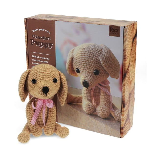 Kūrybinis žaislas DIY Crochet Puppy – Rex London