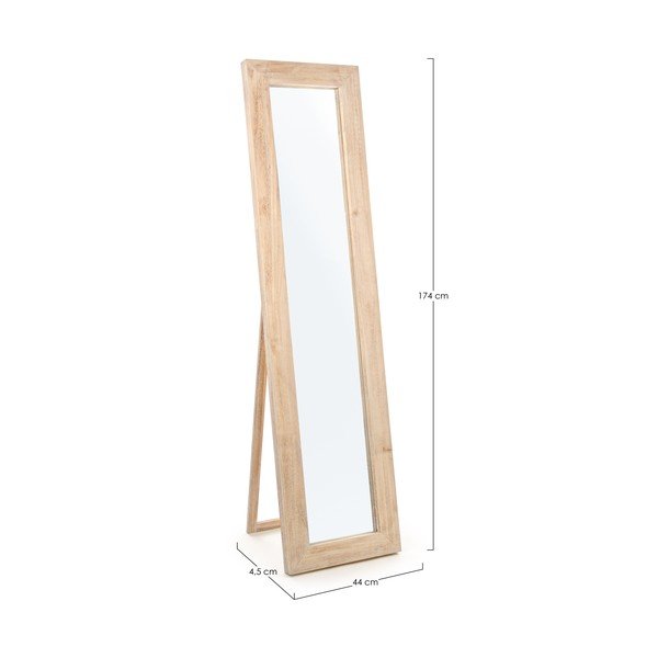 Pastatomas veidrodis su medžio masyvo rėmu 44x174 cm Tiziano – Yes Everyday-image-3