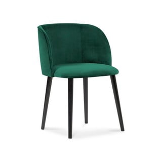 Žalia valgomojo kėdė su aksominiu apmušalu Windsor & Co Sofas Aurora