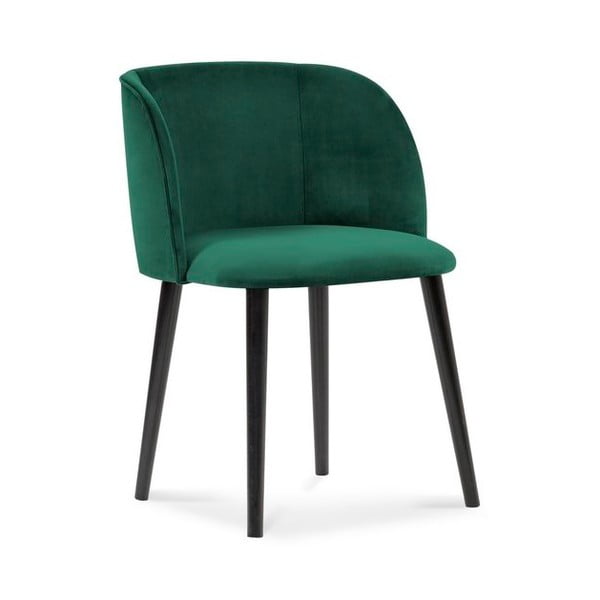 Žalia valgomojo kėdė su aksominiu apmušalu Windsor & Co Sofas Aurora