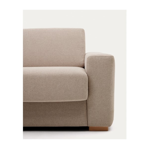 Sulankstoma sofa smėlio spalvos 204 cm Anley – Kave Home-image-1