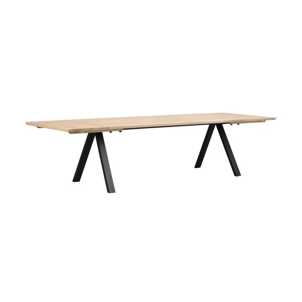 Papildomas stalviršis valgomojo stalui iš ąžuolo medienos 50x100 cm Carradale - Rowico-image-3