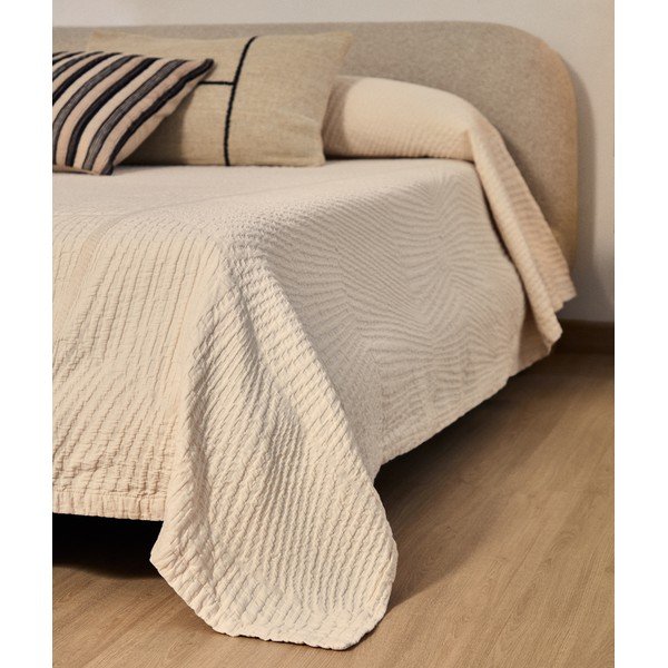 Kreminės spalvos lovatiesė 240x260 cm Raylo – Kave Home-image-3