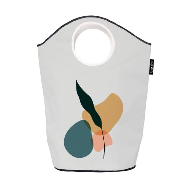 Skalbinių krepšys iš tekstilės 60 l Botanical Art – Butter Kings